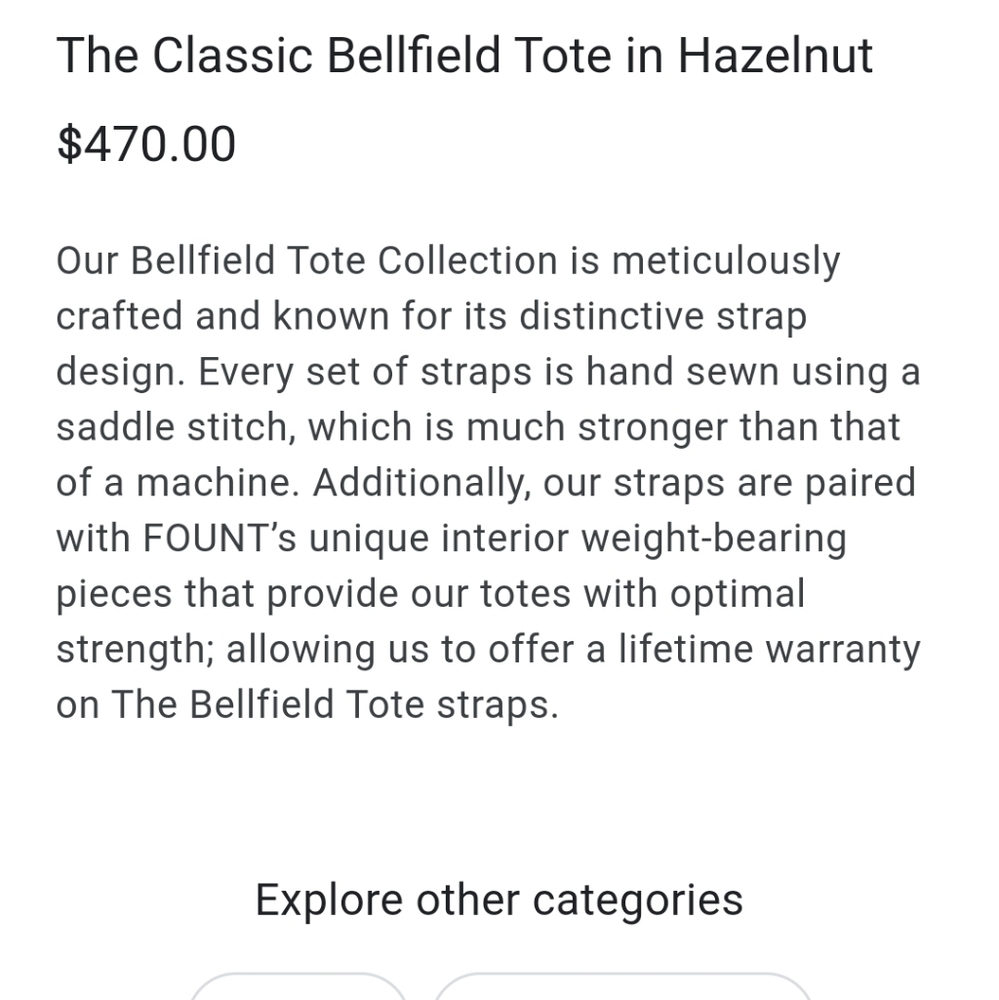 Fount Bellfield Tote - Picture 15 of 15